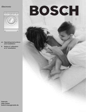 Bosch WFD2060 Manuel utilisateur | Fixfr