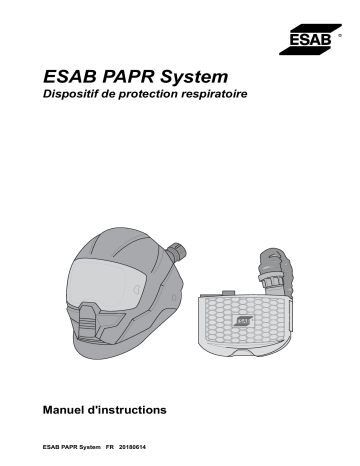 ESAB ESAB PAPR System Manuel utilisateur | Fixfr