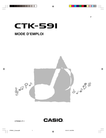 Manual | Casio CTK-591 Manuel utilisateur | Fixfr