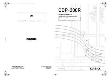 CT-670 | Manual | Casio CDP-200R Manuel utilisateur | Fixfr