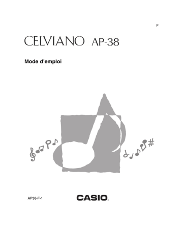 AP-38 | Manual | Casio AP-33 Manuel utilisateur | Fixfr