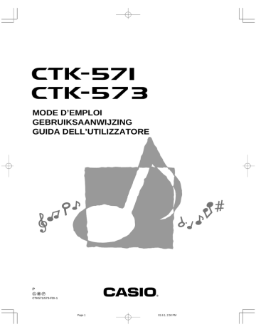 Manual | Casio CTK-571 Manuel utilisateur | Fixfr