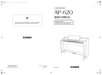 Manual | Casio AP-620 Manuel utilisateur | Fixfr