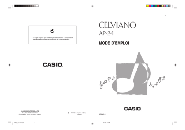 Manual | Casio AP-24 Manuel utilisateur | Fixfr