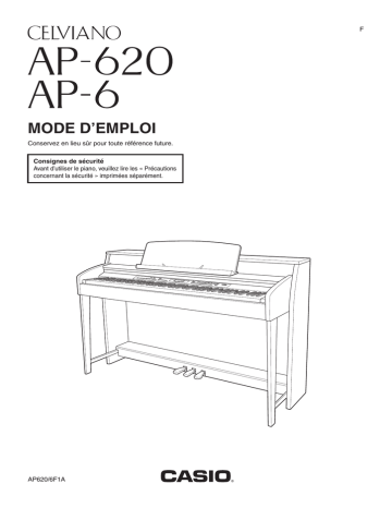 Manual | Casio AP-6BP Manuel utilisateur | Fixfr