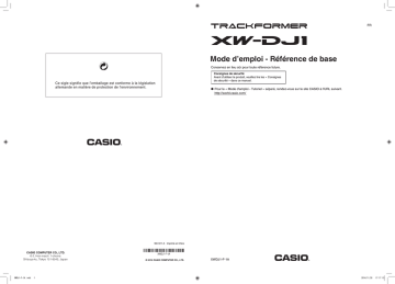 Manual | Casio XW-DJ1 Manuel utilisateur | Fixfr