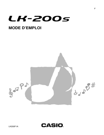 Manual | Casio LK-200S Manuel utilisateur | Fixfr