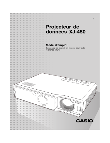 Manual | Casio XJ-450 Manuel utilisateur | Fixfr