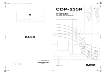 Manual | Casio CDP-235R Manuel utilisateur | Fixfr