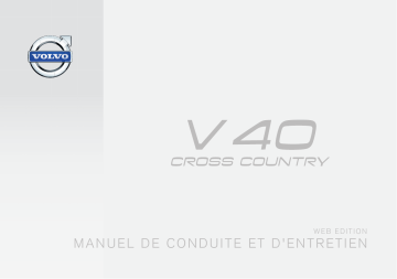Volvo V40 Cross Country 2015 Early Manuel utilisateur | Fixfr