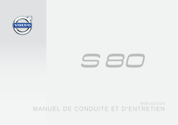 Volvo S80 2015 Late Manuel utilisateur | Fixfr