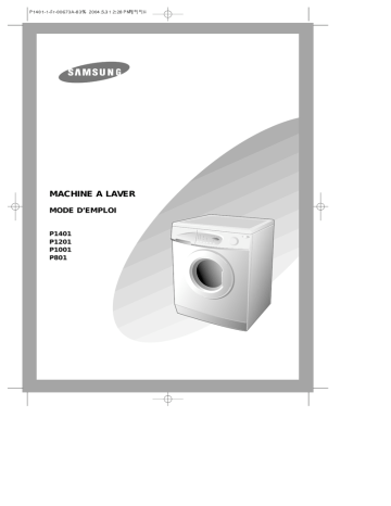 P801 | Samsung P1201 Manuel utilisateur | Fixfr