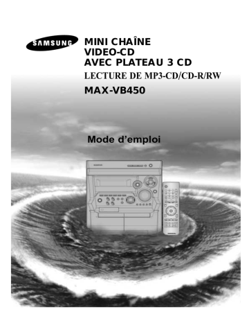 MAX-B450 | Samsung MAX-VB450 Manuel utilisateur | Fixfr