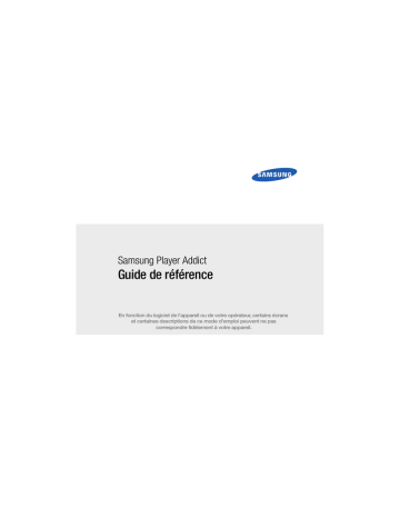 SGH-I900C | Samsung SGH-I900V Manuel utilisateur | Fixfr