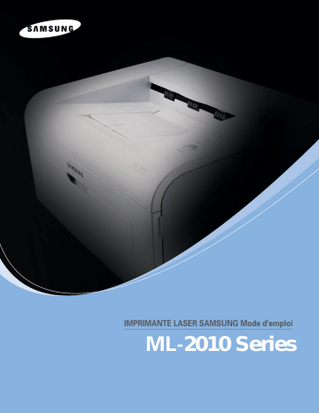 Samsung ML-2010 Manuel utilisateur | Fixfr