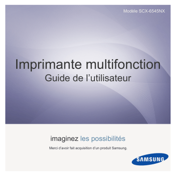 Samsung SCX-6545N Manuel utilisateur | Fixfr