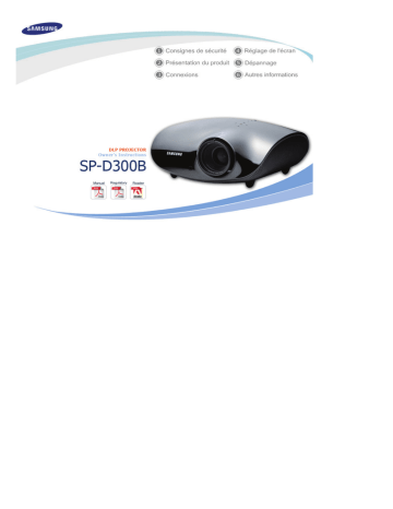 Samsung SP-D300B Manuel utilisateur | Fixfr