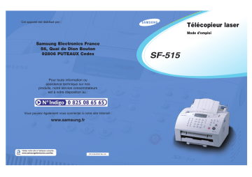 Samsung SF-515 Manuel utilisateur | Fixfr
