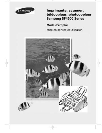 Samsung SF-4500C Manuel utilisateur | Fixfr