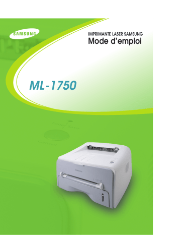 Samsung ML-1750 Manuel utilisateur | Fixfr
