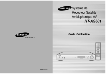 HT-AS601 | Samsung AV-R601 Manuel utilisateur | Fixfr