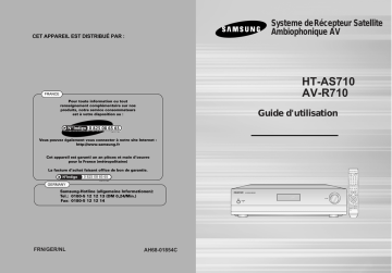 Samsung HT-AS710 Manuel utilisateur | Fixfr