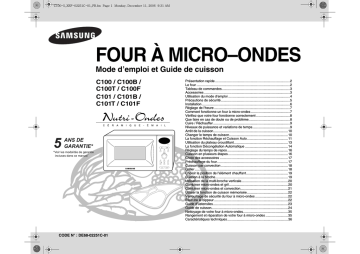 Samsung C100-5 Manuel utilisateur | Fixfr