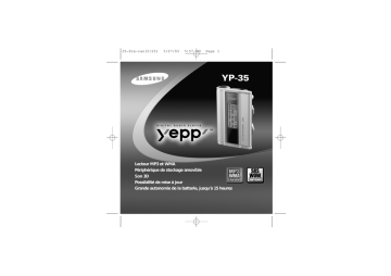 Samsung YP-35H Manuel utilisateur | Fixfr