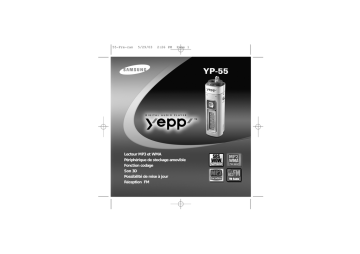 Samsung YP-55H Manuel utilisateur | Fixfr