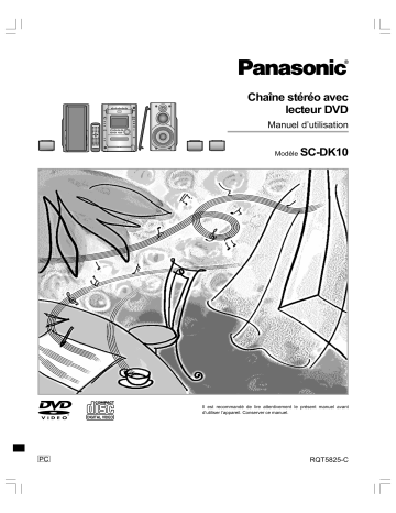 Mode d'emploi | Panasonic SCDK10 Operating instrustions | Fixfr