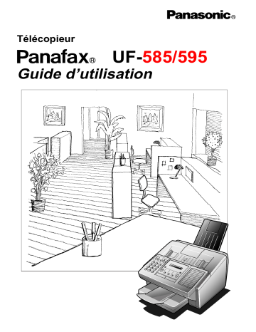 UF595 | Mode d'emploi | Panasonic UF585 Operating instrustions | Fixfr