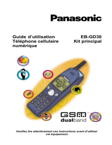 Mode d'emploi | Panasonic EBGD30 Operating instrustions | Fixfr