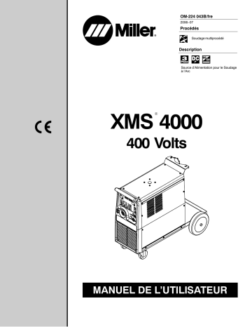209314 | Manuel du propriétaire | Miller XMS 4000 Manuel utilisateur | Fixfr