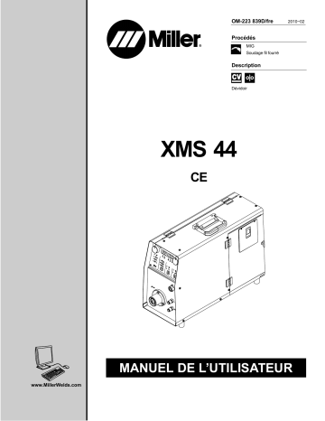 242780 | Manuel du propriétaire | Miller XMS 44 Manuel utilisateur | Fixfr