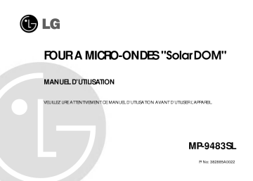 LG MP-9483SL Manuel du propriétaire | Fixfr