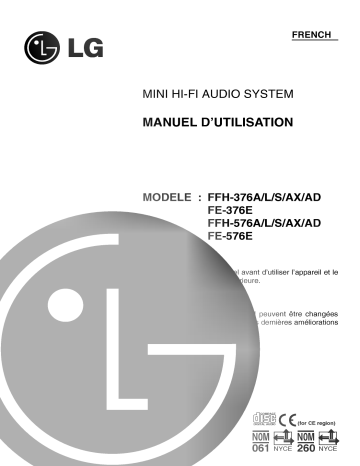 LG FFH-576AD Manuel du propriétaire | Fixfr
