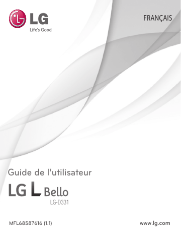 D331 | LGD331 | LG L Bello Manuel du propriétaire | Fixfr