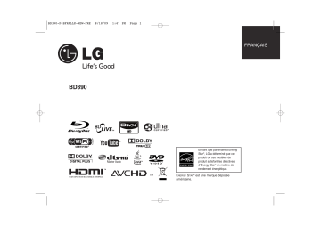 LG LG BD390 Manuel du propriétaire | Fixfr