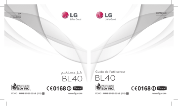 LG BL40 Manuel du propriétaire | Fixfr