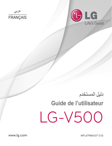 V905 | LG LGV500 Manuel du propriétaire | Fixfr