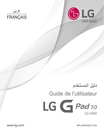 LGV400 | LG G Pad 7.0 Manuel du propriétaire | Fixfr