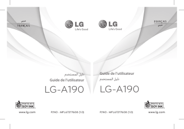 LG LGA190 Manuel du propriétaire | Fixfr