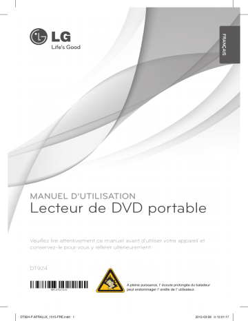 LG LG DT924 Manuel du propriétaire | Fixfr