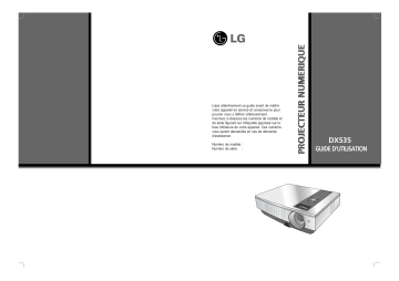 LG DX535 Manuel du propriétaire | Fixfr