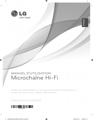LG LG CM1530 Manuel du propriétaire | Fixfr