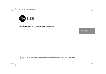 LG FA163 Manuel du propriétaire | Fixfr