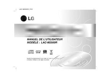 LG LAC-M2500R Manuel du propriétaire | Fixfr