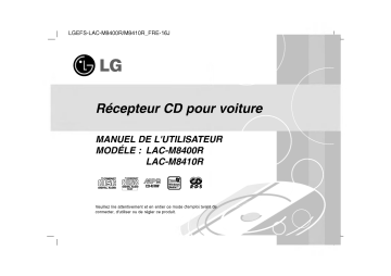 LG LAC-M8410R Manuel du propriétaire | Fixfr