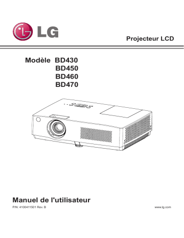 LG BD460 Manuel du propriétaire | Fixfr