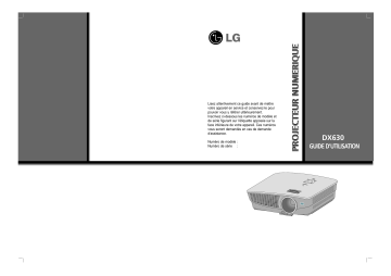 LG DX630-JD Manuel du propriétaire | Fixfr